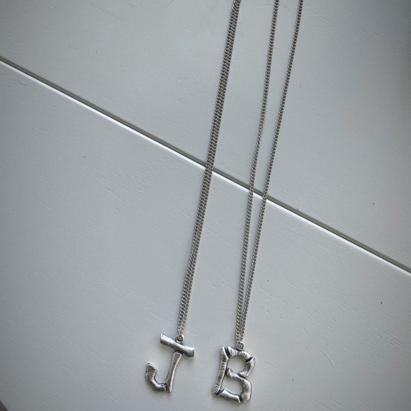 Jewelry - ✨HP✨ Custom Bamboo Initial Necklace 🦋